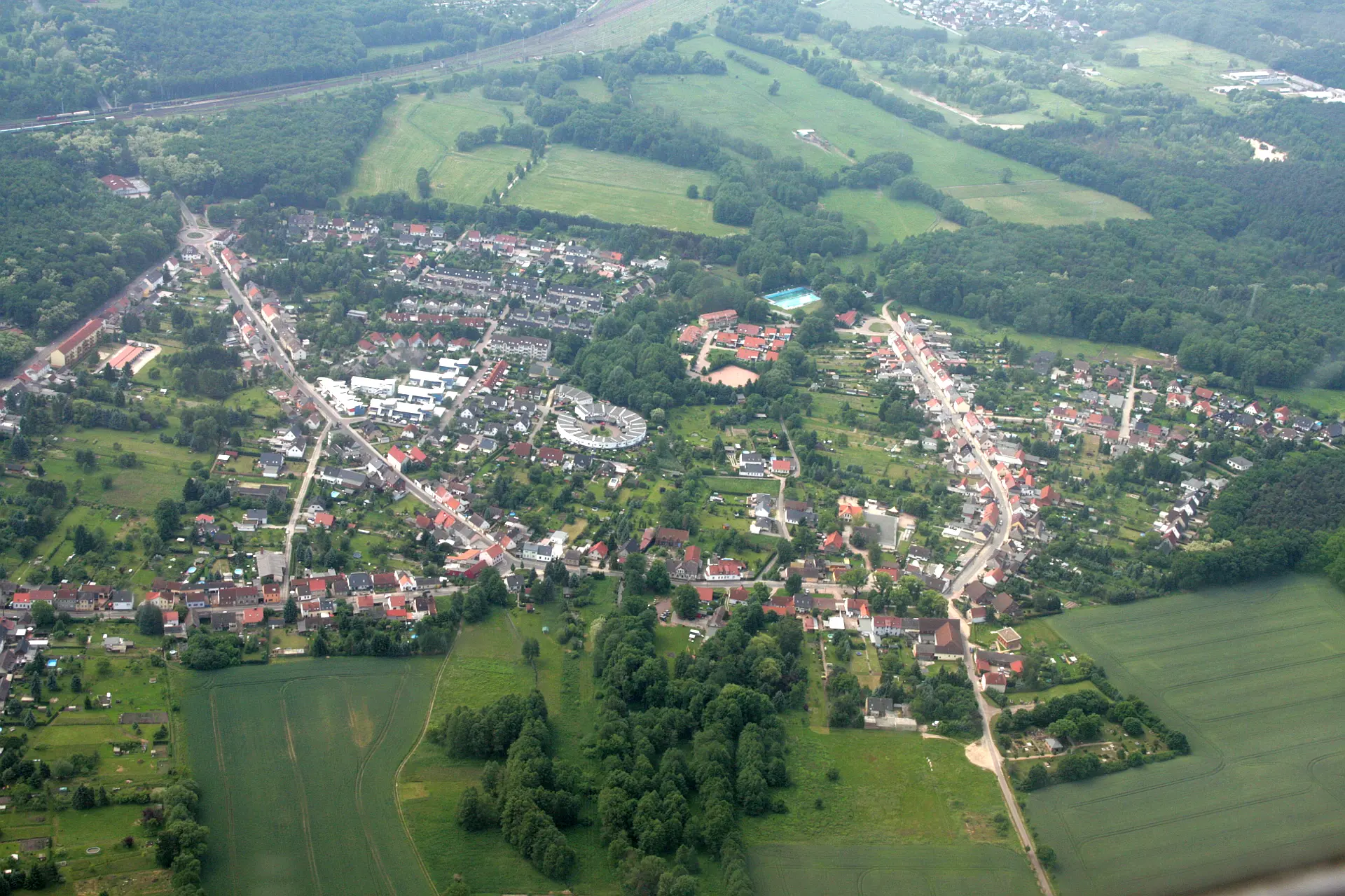Luftbild von Meinsdorf